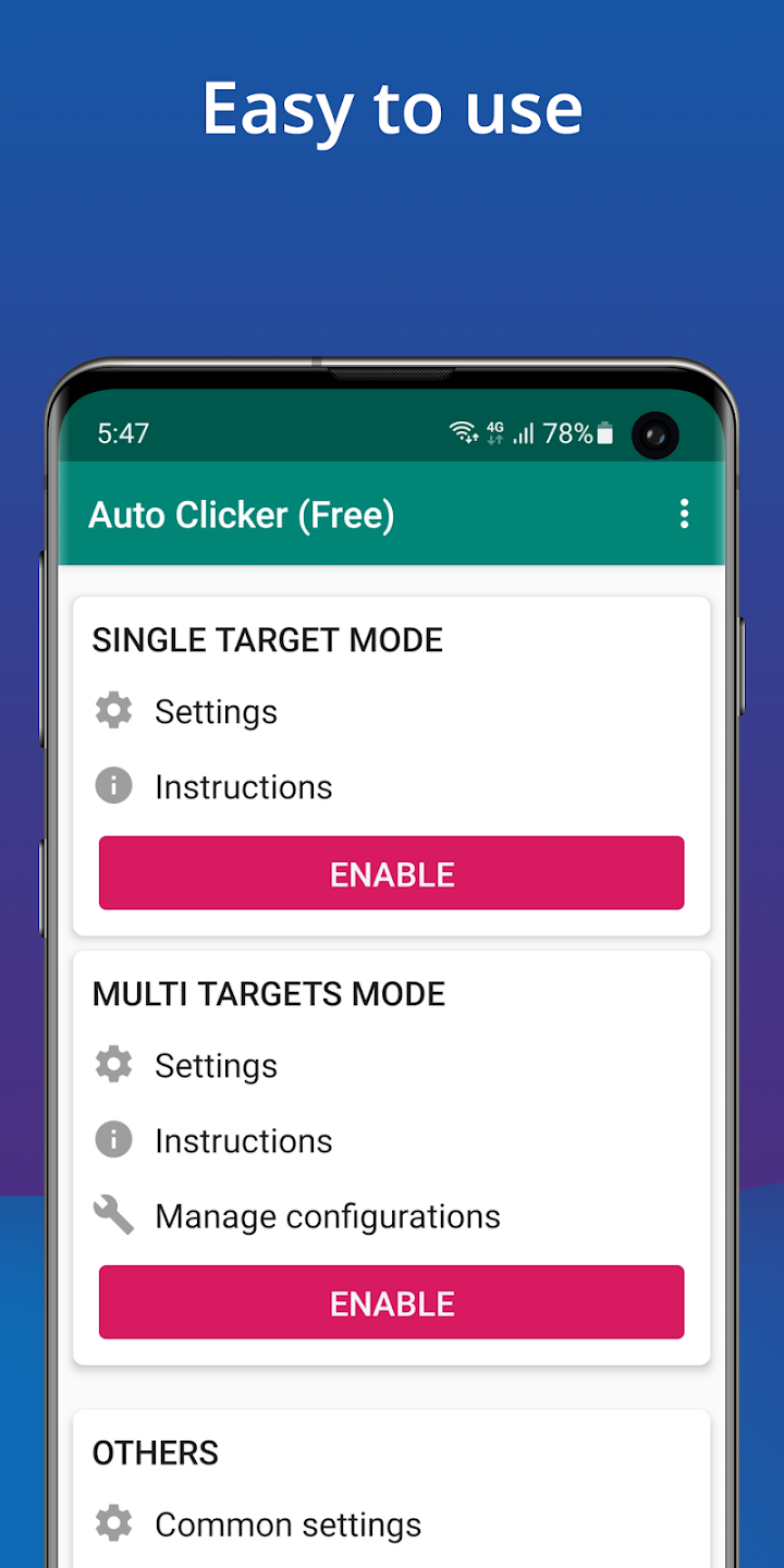 Auto Clicker - Automatic tap screenshot