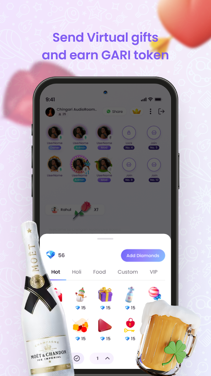 Chingari - Live & Audio Room screenshot
