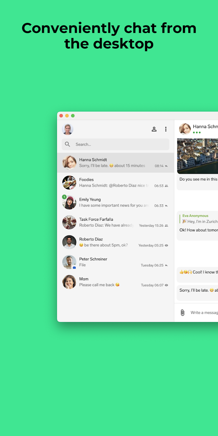 Threema. The Secure Messenger screenshot