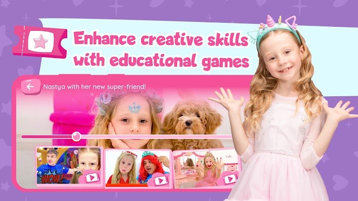 Like Nastya: Kids Games Videos screenshot