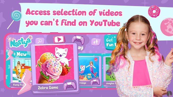 Like Nastya: Kids Games Videos screenshot